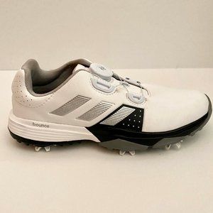 Adidas Junior Adipower Boa Golf Shoes White - 4